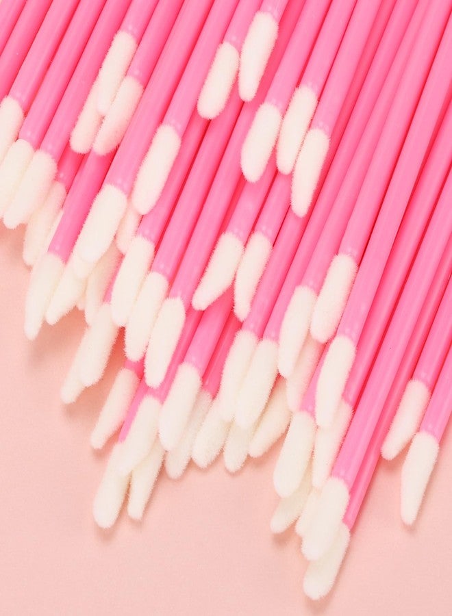 Tbestmax 200 Pcs Lip Wands Applicators, Disposable Lipstick Lint Free Brush Makeup Gloss Wands, Makeup Applicator Beauty Tool Kits Pink - Image 5